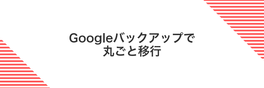 Googleバックアップで丸ごと移行