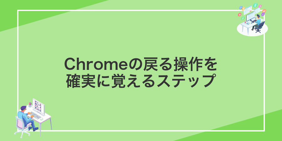 Chromeの戻る操作を確実に覚えるステップ