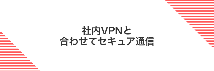 社内VPNと合わせてセキュア通信