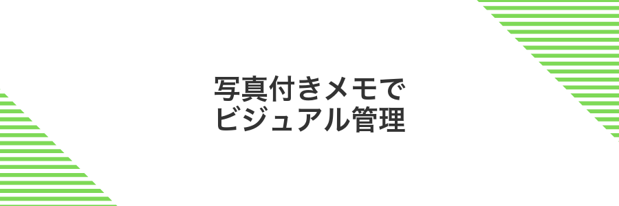 写真付きメモでビジュアル管理