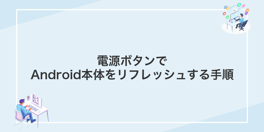 電源ボタンでAndroid本体をリフレッシュする手順