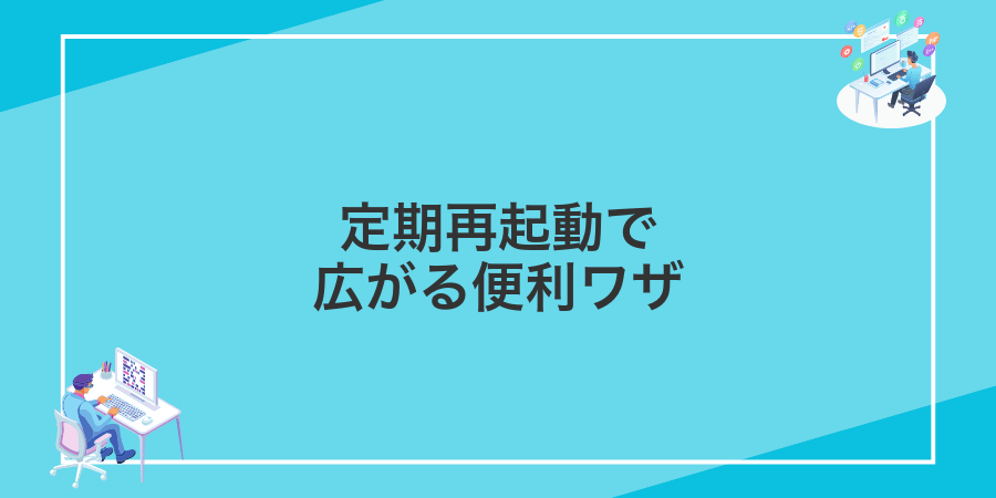定期再起動で広がる便利ワザ