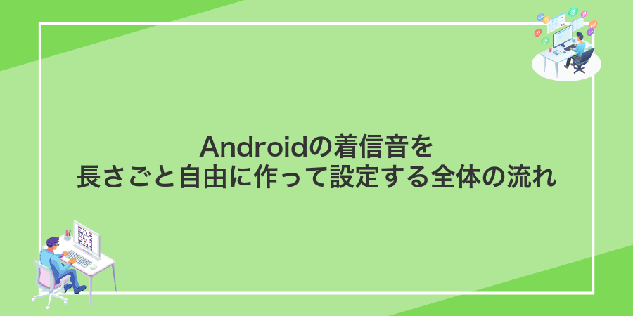 Androidの着信音を長さごと自由に作って設定する全体の流れ