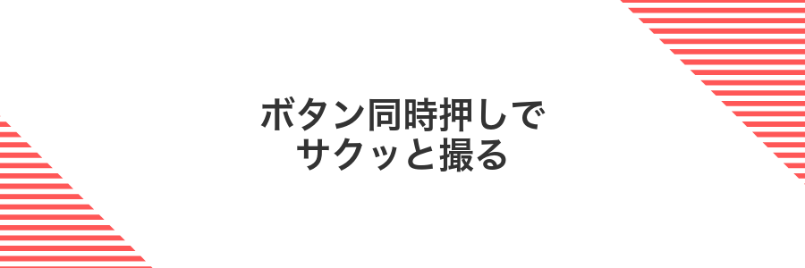 ボタン同時押しでサクッと撮る