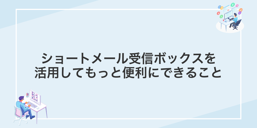 ショートメール受信ボックスを活用してもっと便利にできること