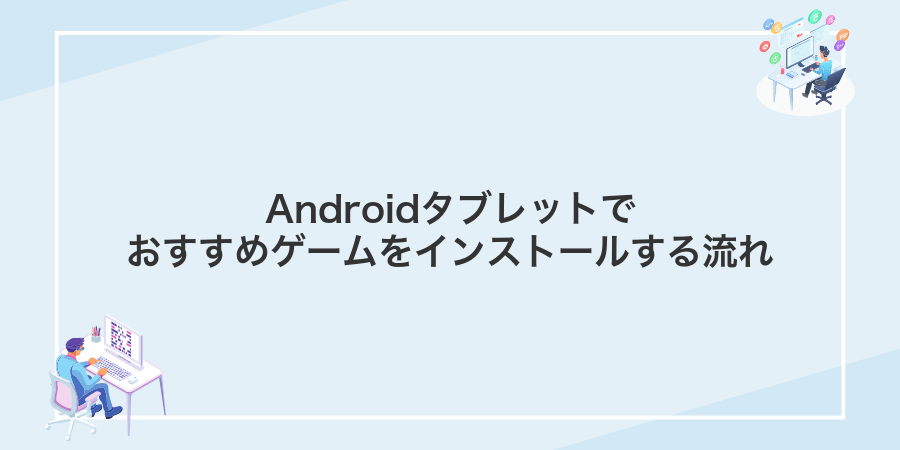 Androidタブレットでおすすめゲームをインストールする流れ