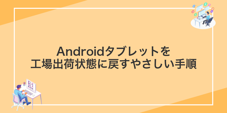 Androidタブレットを工場出荷状態に戻すやさしい手順