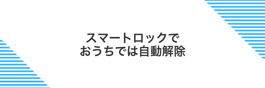 スマートロックでおうちでは自動解除