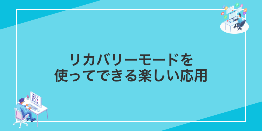 リカバリーモードを使ってできる楽しい応用