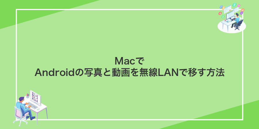 MacでAndroidの写真と動画を無線LANで移す方法