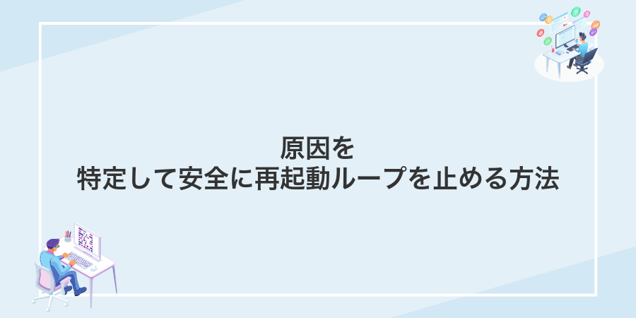 原因を特定して安全に再起動ループを止める方法