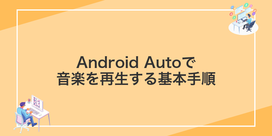 Android Autoで音楽を再生する基本手順