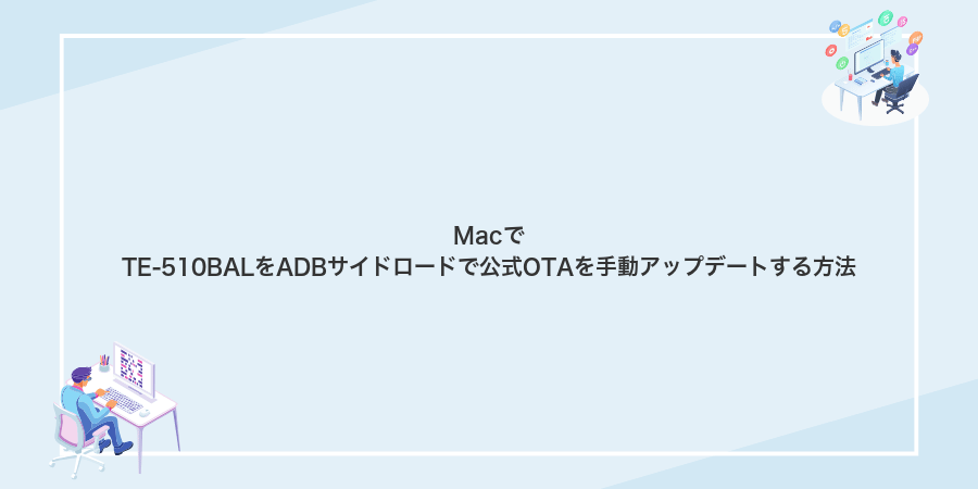 MacでTE-510BALをADBサイドロードで公式OTAを手動アップデートする方法