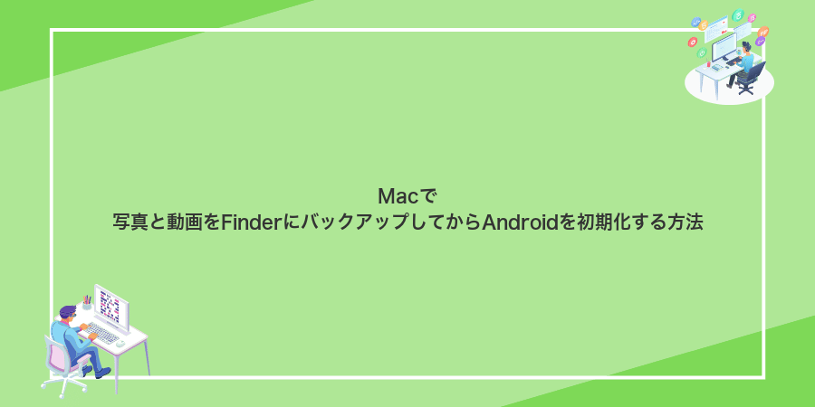 Macで写真と動画をFinderにバックアップしてからAndroidを初期化する方法