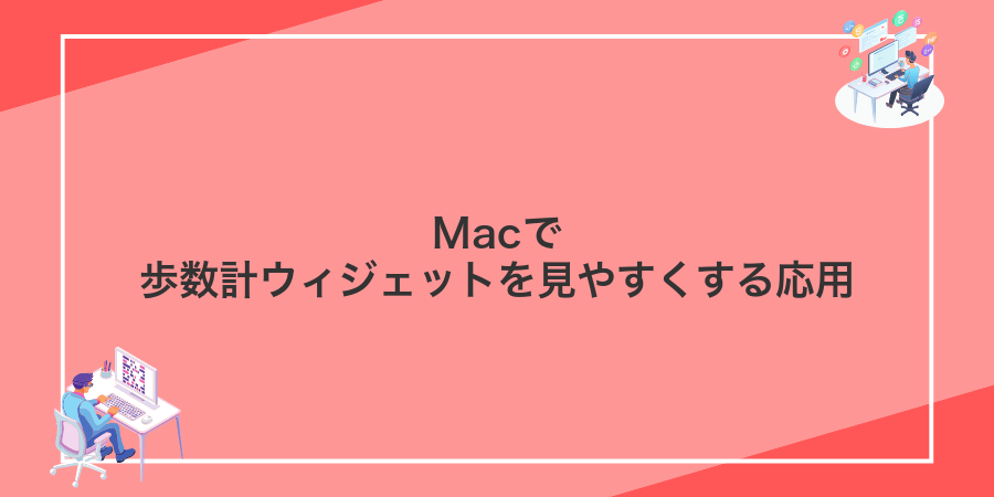 Macで歩数計ウィジェットを見やすくする応用