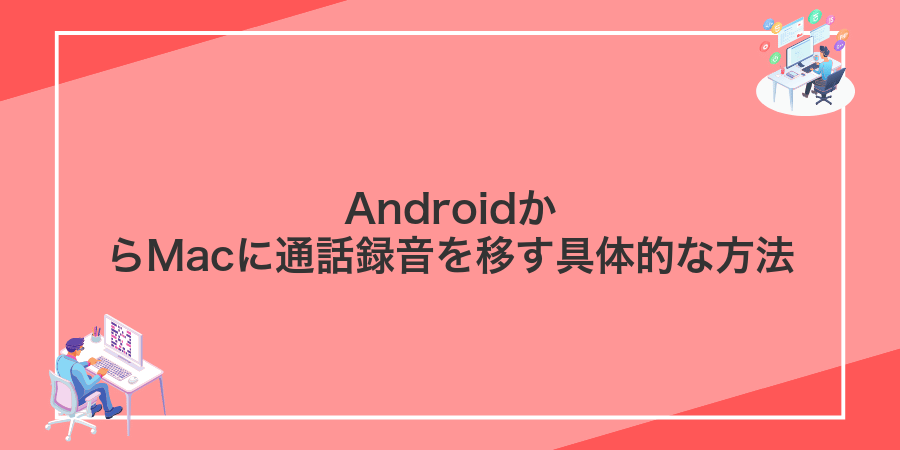 AndroidからMacに通話録音を移す具体的な方法