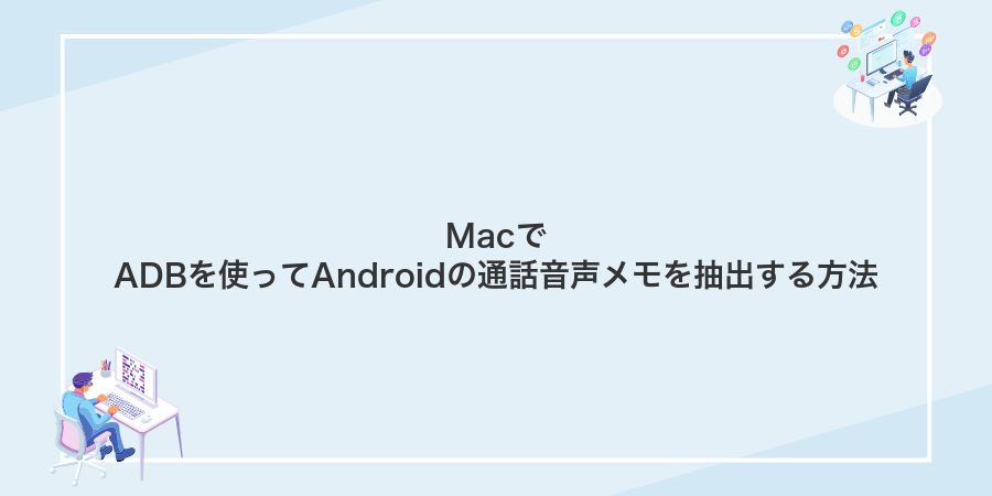 MacでADBを使ってAndroidの通話音声メモを抽出する方法