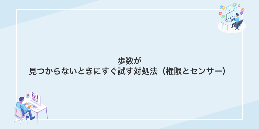 歩数が見つからないときにすぐ試す対処法(権限とセンサー)