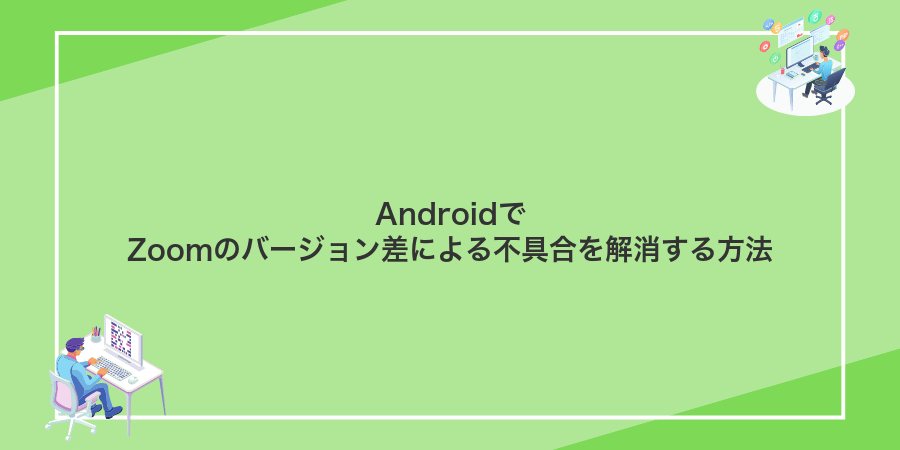 AndroidでZoomのバージョン差による不具合を解消する方法