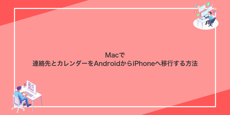 Macで連絡先とカレンダーをAndroidからiPhoneへ移行する方法