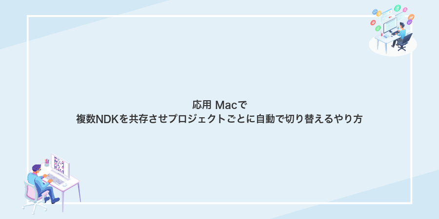 応用 Macで複数NDKを共存させプロジェクトごとに自動で切り替えるやり方