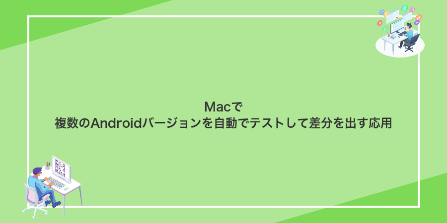 Macで複数のAndroidバージョンを自動でテストして差分を出す応用