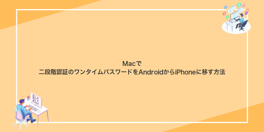 Macで二段階認証のワンタイムパスワードをAndroidからiPhoneに移す方法