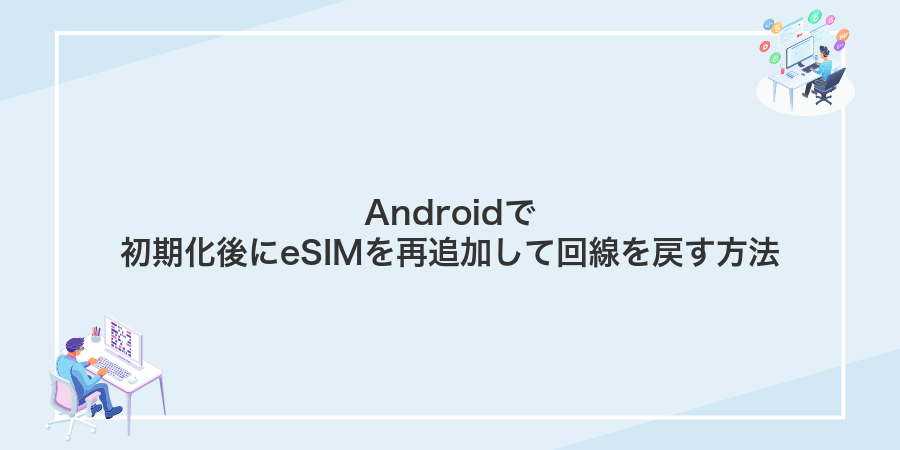 Androidで初期化後にeSIMを再追加して回線を戻す方法