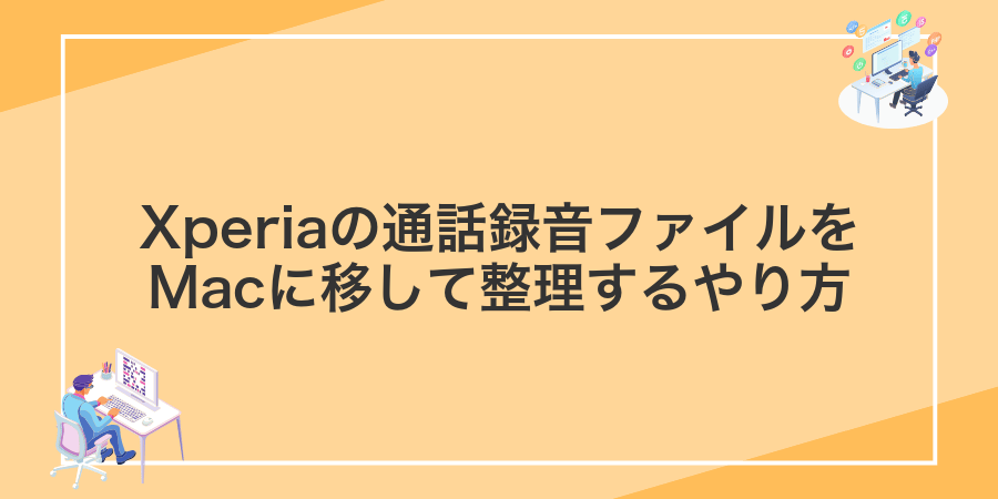 Xperiaの通話録音ファイルをMacに移して整理するやり方