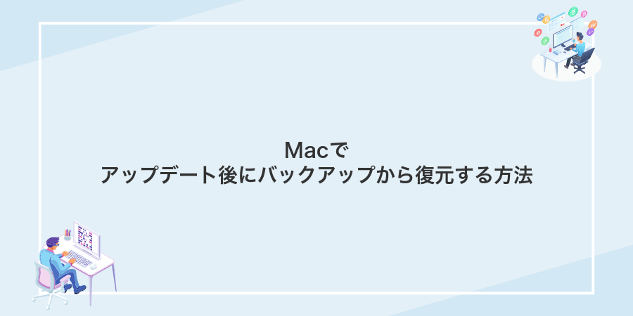 Macでアップデート後にバックアップから復元する方法