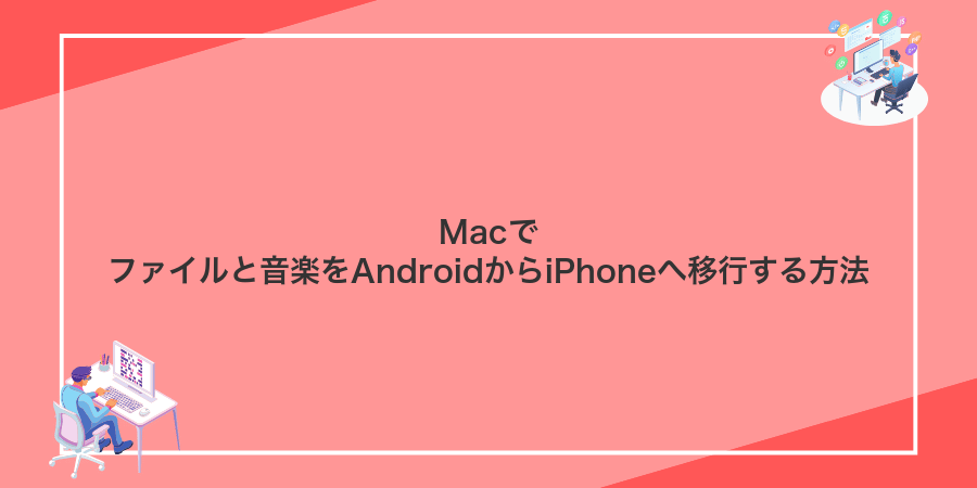 Macでファイルと音楽をAndroidからiPhoneへ移行する方法