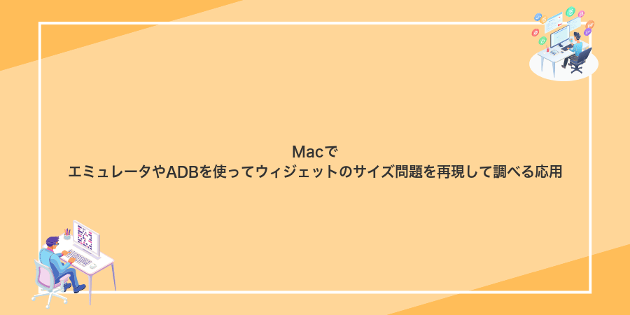MacでエミュレータやADBを使ってウィジェットのサイズ問題を再現して調べる応用