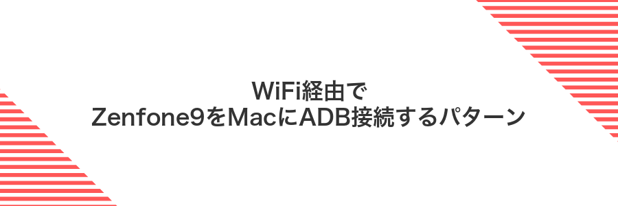 WiFi経由でZenfone9をMacにADB接続するパターン