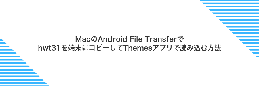 MacのAndroid File Transferでhwt31を端末にコピーしてThemesアプリで読み込む方法