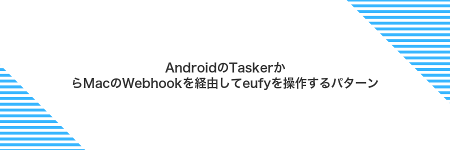 AndroidのTaskerからMacのWebhookを経由してeufyを操作するパターン