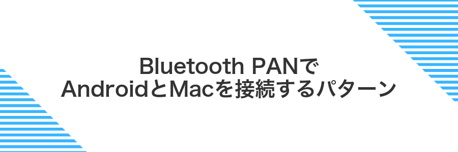 Bluetooth PANでAndroidとMacを接続するパターン