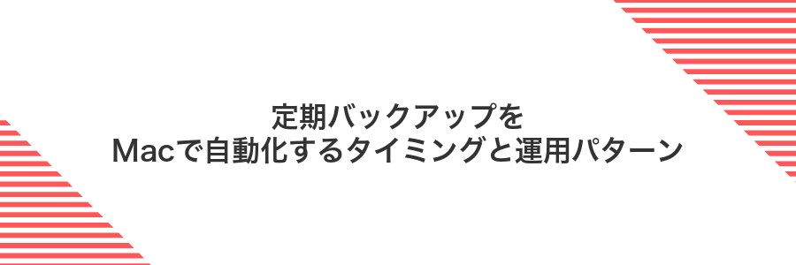 定期バックアップをMacで自動化するタイミングと運用パターン