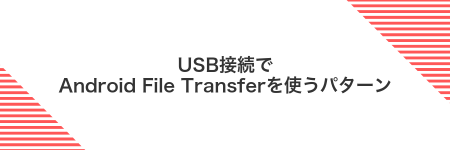 USB接続でAndroid File Transferを使うパターン