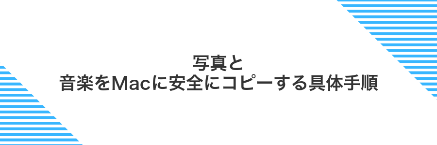 写真と音楽をMacに安全にコピーする具体手順
