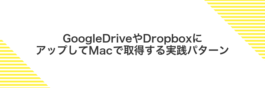 GoogleDriveやDropboxにアップしてMacで取得する実践パターン