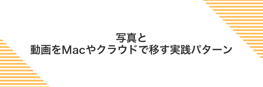 写真と動画をMacやクラウドで移す実践パターン