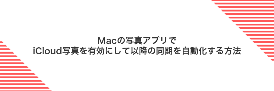 Macの写真アプリでiCloud写真を有効にして以降の同期を自動化する方法