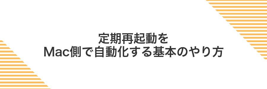 定期再起動をMac側で自動化する基本のやり方