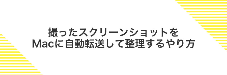 撮ったスクリーンショットをMacに自動転送して整理するやり方